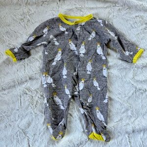 Magnetic Me Newborn Modal Birds Footie